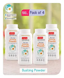 Babyhug Advanced Talc-Free Dusting Powder - 100gm - Pack of 4