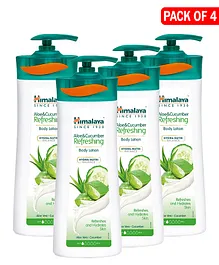 Himalaya Aloe & Cucumber Refreshing Body Lotion - 400 ml (Pack of 4)
