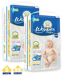 Wowper Fresh Pants Diapers Small - 44 Pieces - (Pack of 2)