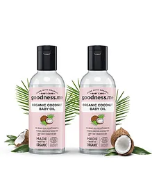 Goodnessme 100 Organic Coconut Baby Hair Oil, 100 ml (Pack of 2)