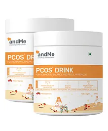 andMe PCOS PCOD Drink for Hormonal Balance Mixed Berries Flavour - 250 gm(Pack of 2)