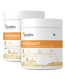 andMe MenoDiet Plant based Menopause Relief Drink - 250 gm(Pack of 2)