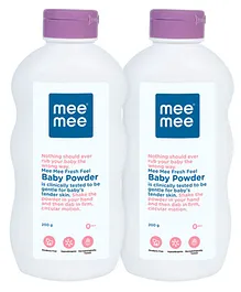 Mee Mee Baby Powder Fresh Feel - 200 gm(Pack of 2)