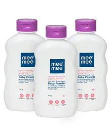 Mee Mee Fresh Feel Baby Powder - 100 gm(Pack of 3)