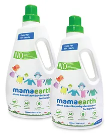 mamaearth Plant Based Baby Laundry Liquid  Detergent - 1000 ml (Pack of 2)