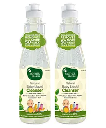 Mother Sparsh Natural Baby Liquid Cleanser - 500 ml (Pack of 2)