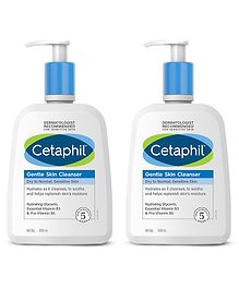 Cetaphil Gentle Skin Cleanser - 1 liter (Pack of 2)