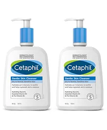 Cetaphil Gentle Skin Cleanser - 1 liter (Pack of 2)