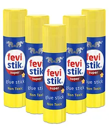 Pidilite Fevistick Super Glue Stick Non Toxic Transparent Adhesive - 5 gm- Pack Of 5