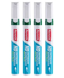 Reynolds HD Whiteboard Marker Pen - Green- Pack Of 4
