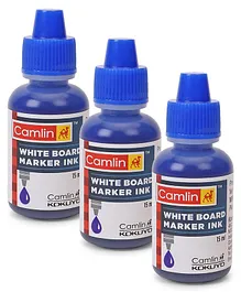 Camlin White Board Marker Ink Blue - 15ml - Pack Of 3