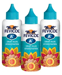 Fevicol A- Craft Glue For Events, Decorations & Craft Projects - 85 gm- Pack Of 3