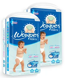 Wowper Fresh Pants Diapers Double Extra Large - 38 Pieces - (Pack of 2)