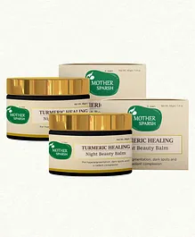 Mother Sparsh Turmeric Healing Night Beauty Balm with Mango Butter and Moringa - 40g Pack of 2