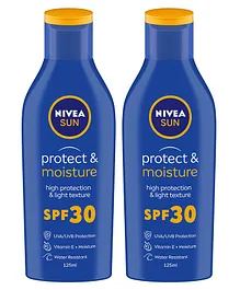 Nivea Sun Moisturising Lotion SPF 30 Bottle - 125 ml Pack of 2