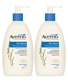 Aveeno Skin Relief Moisturizing Lotion For Sensitive Skin - 354 ml Pack of 2