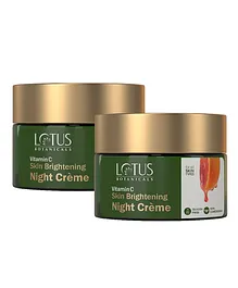 Lotus Botanicals Vitamin C Skin Brightening Night Crème - 50 gm (Pack of 2)