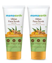 Mamaearth Ubtan Face Scrub With Turmeric & Walnut - 100 gm (Pack of 2)