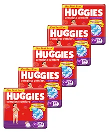 Huggies Wonder Pants XX Large Pant Style Diapers - 24 Pieces - ( Pack of 5 )
