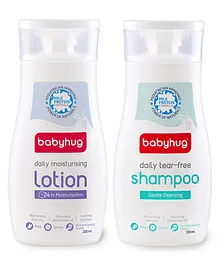 Babyhug Daily Tear Free Shampoo - 200 ml & Babyhug Daily Moisturising Lotion - 200 ml