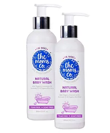 The Moms Co Natural Baby Wash - 200 ml (Pack of 2)