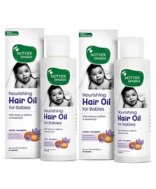 Mother Sparsh Ayurvedic Baby Hair Oil - 100 ml (Pack of 2)
