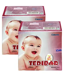 Curatio Tedibar Bathing Soap Bars Pack of 2 - 75 gm each (Pack of 2)