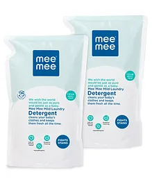 Mee Mee Mild Baby Liquid Laundry Detergent Refill Pack - 1.2 Litres (Pack of 2)