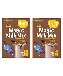 Slurrp Farm High Protein Chocolate Swirl Milk Mix - 250 gm (Pack of 2)