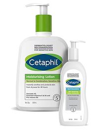 Cetaphil Baby Restoraderm Moisturising Lotion 295 ml and moisturising Lotion 500 ml for women