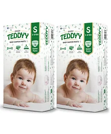 TEDDYY Easy Baby Diaper Pant Small- (S) 78 count - (Pack of 2)