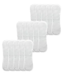 Paw Paw Bunny Reusable Diaper Pad Pack of 5 - White (Pack of 3)