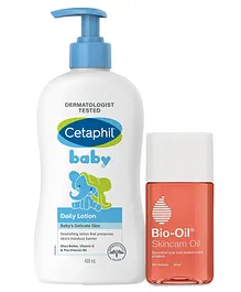 Cetaphil Baby Daily Lotion 400ml & Bio-Oil Original 60ml