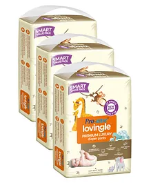 Pro-ease Lovingle Premium Luxury Diaper Pants New Born - 32 Pieces - (Pack of 3)