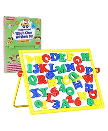 Babyhug Ready For School Wipe N Clean Workbook Set with Babyhug 2 in 1 Magnetic Board