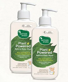 Mother Sparsh Plant Power Natural Baby Wash - 400 ml (pack of 2)