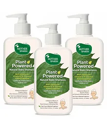 Mother Sparsh Plant Powered Natural Baby Shampoo - 200 ml (Pack of 3)