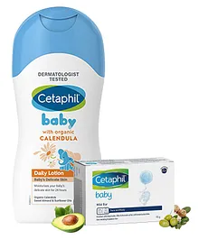 Cetaphil Baby Mild Bar With Baby Lotion (75 gm - 400 ml)