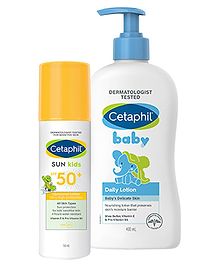 Cetaphil Baby Sun Kids SPF 50 Gel With Daily Lotion (150 ml - 400 ml)