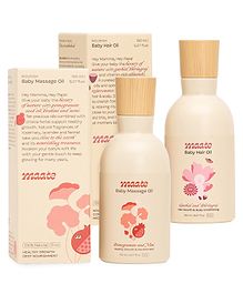 Maate Baby Oil Combo Nourishing Massage Oil -150 ml and Hair Oil -150 ml