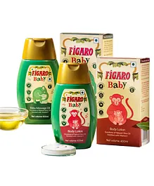 Figaro Baby Massage Oil - 400 ml & Figaro Baby Body Lotion - 400 ml