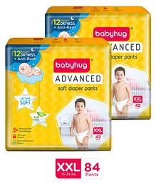 Babyhug Advanced Pant Style Diapers XXL - 42 Pieces - (Pack of 2)