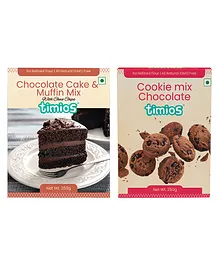 timios Multigrain Eggless Instant Chocolate Cake Mix - 250 gm & timios Multigrain Eggless Instant Chocolate Cookie Mix - 250 gm