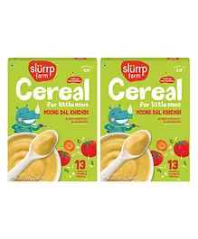 Slurrp Farm Cereal Mixed Veg Moong Dal Khichdi - 200 gm- Pack of 2