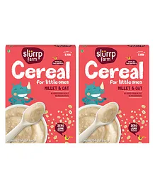 Slurrp Farm Cereal Millet And Oats Porridge - 250 gm- Pack of 2