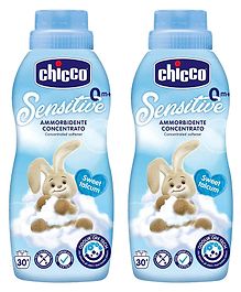 Chicco Concentrated Laundry Softener Sweet Talcum - 750 ml -Pack of 2