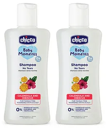Chicco Baby Moments Baby Shampoo - 200 ml -Pack of 2