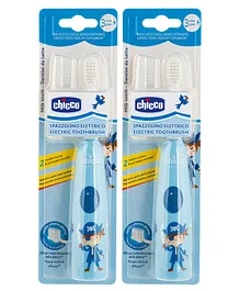 Chicco Gentle Electric Toothbrush - Blue -Pack of 2
