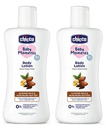 Chicco Baby Moments Body Lotion - 200 ml -Pack of 2