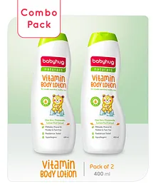 Babyhug Naturals Vitamin Body Lotion - 400 ml - Pack of 2